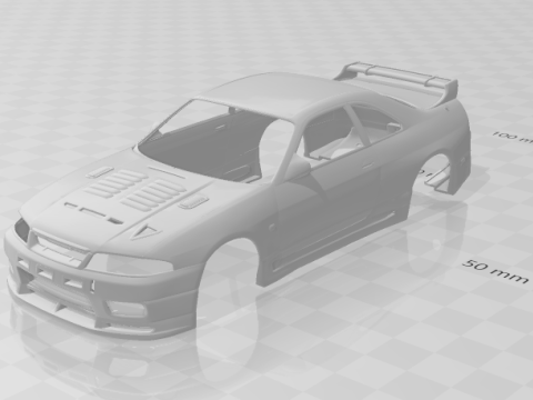 Nissan skyline Model do druku 3D
