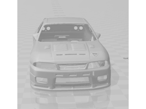 Nissan skyline 3D-Druckmodell