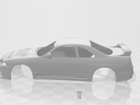 Nissan skyline 3D-Druckmodell