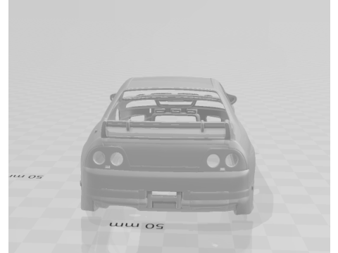 Nissan skyline 3D-Druckmodell