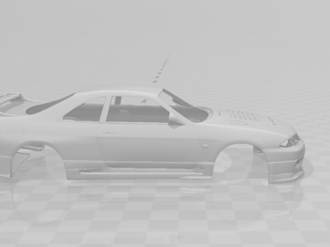 Nissan skyline 3D-Druckmodell