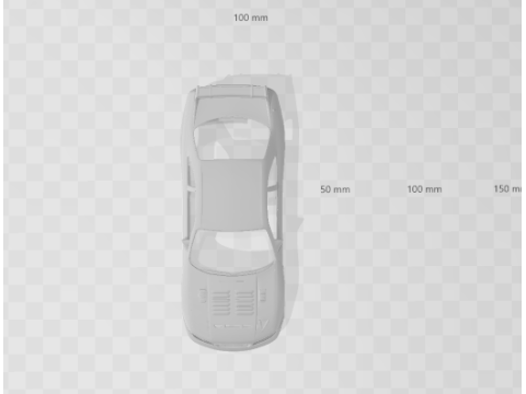 Nissan skyline 3D-Druckmodell