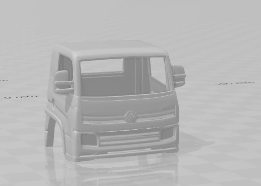 VW Delivery Express 3D Print Model .c4d .max .obj .3ds .fbx .stl .blend 