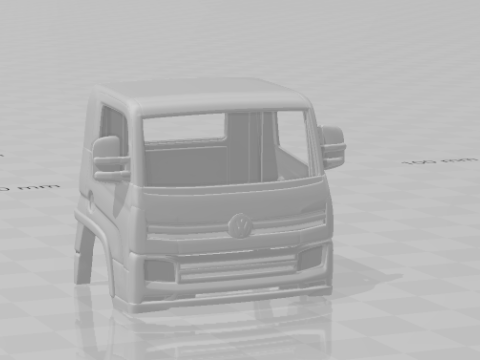 VW Delivery Express 3D Print Model