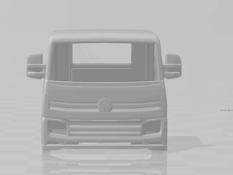 VW Delivery Express 3D Print Model