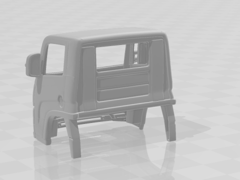 VW Delivery Express 3D प्रिंट मॉडल