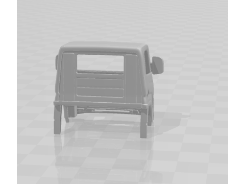 VW Delivery Express 3D प्रिंट मॉडल