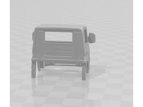 VW Delivery Express 3D Print Model