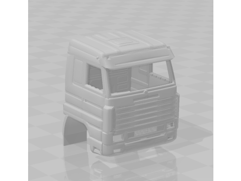 Cabin scania 143 3D 打印模型