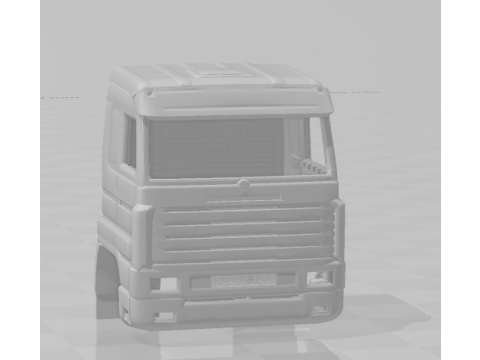 Cabin scania 143 3D Baskı Modeli