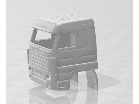 Cabin scania 143 3D Baskı Modeli
