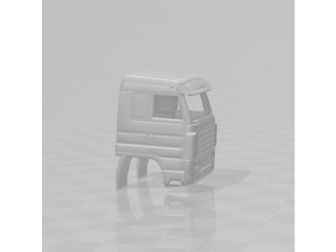 Cabin scania 143 3D Baskı Modeli