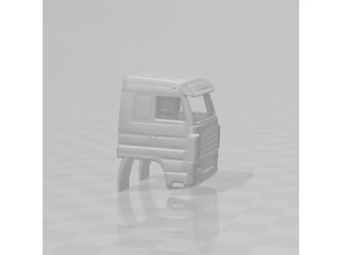Cabin scania 143 3D Print Model