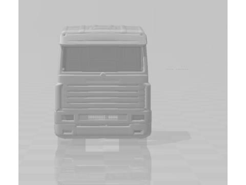 Cabin scania 143 3D Baskı Modeli