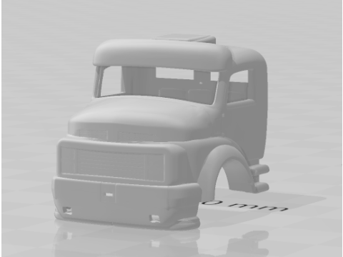 Cabin mercedes Model Cetak 3D