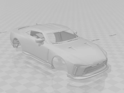 Nissan gtr50 3D Print Model