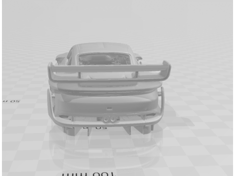 Porsche 911 GT3 R rennsport 3D Baskı Modeli