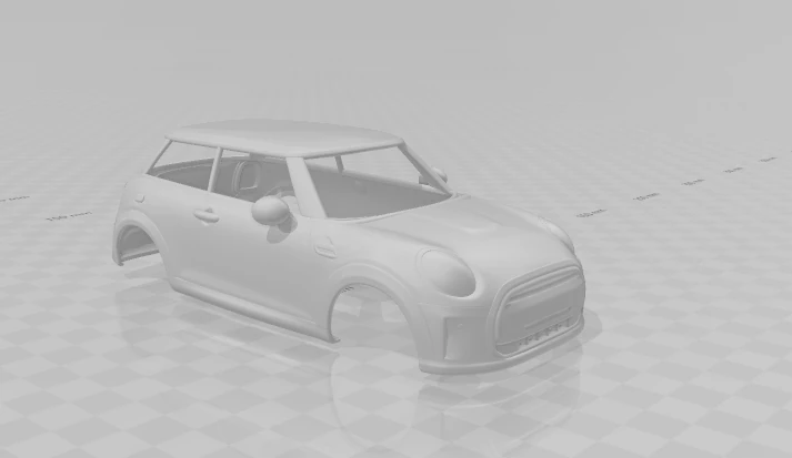 Cooper 2doors 3D Print Model .c4d .max .obj .3ds .fbx .stl .blend