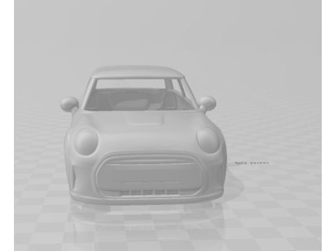 Cooper 2doors 3D-Druckmodell