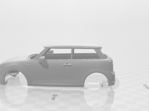 Cooper 2doors 3D-Druckmodell