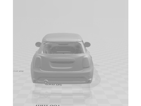 Cooper 2doors 3D-Druckmodell