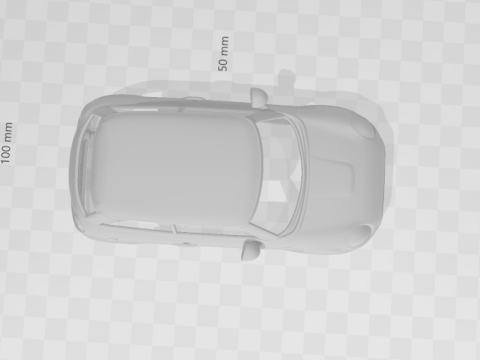 Cooper 2doors 3D-Druckmodell
