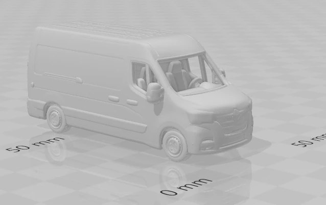 Renault master 3D Print Model .c4d .max .obj .3ds .fbx .stl .blend 