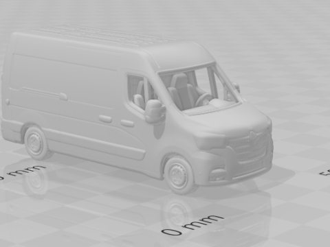 Renault master Modelo de Impressão 3D