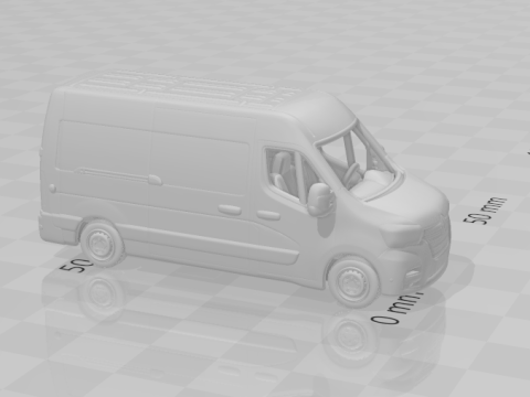Renault master Model do druku 3D