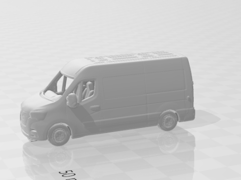 Renault master Model do druku 3D