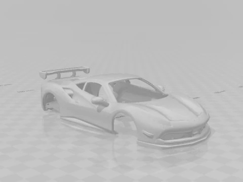 Ferrari race car 3D Print Model