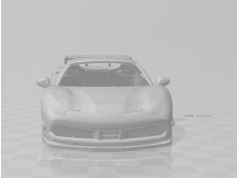 Ferrari race car 3D Baskı Modeli