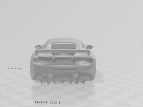 Ferrari race car 3D Baskı Modeli