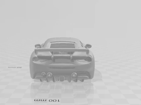 Ferrari race car 3D Print Model