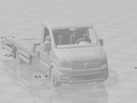 Volkswagen crafter Modèles 3D en vedette
