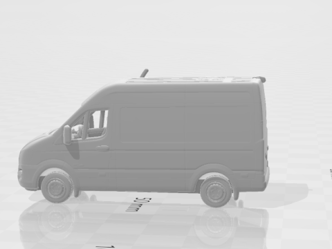 Hyundai h350 Modelo de Impressão 3D