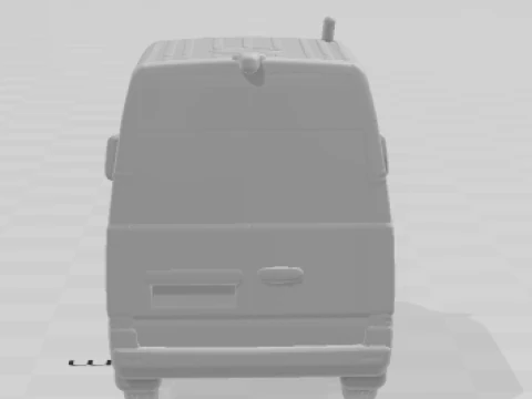Hyundai h350 3D Print Model