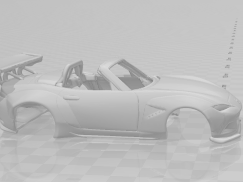 Mazda mx5 miata Model Cetak 3D