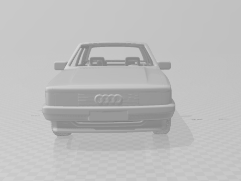 Audi 80 mk2 3D प्रिंट मॉडल