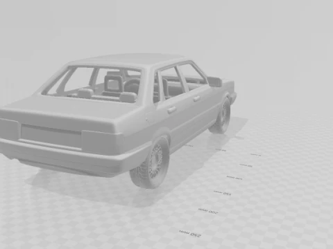 Audi 80 mk2 3D Print Model