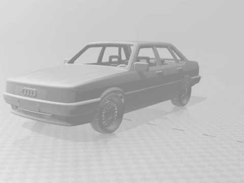 Audi 80 mk2 3D Print Model