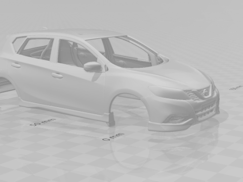 Nissan tiida 3D Print Model