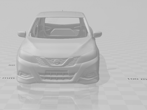 Nissan tiida 3D 프린트 모델