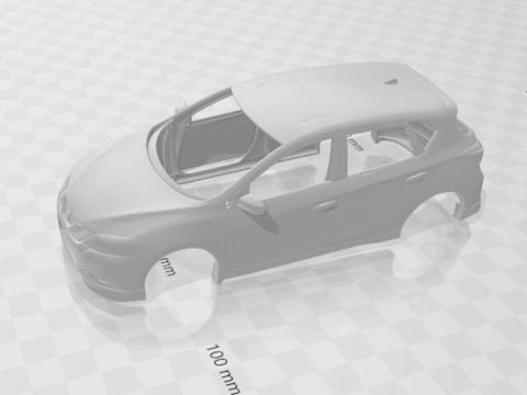 Nissan tiida 3D 프린트 모델