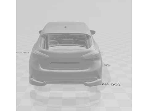 Nissan tiida 3D 프린트 모델