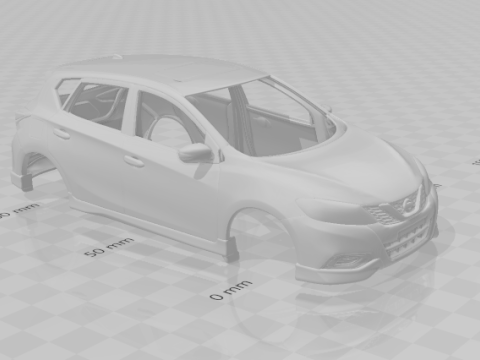 Nissan tiida 3D 프린트 모델