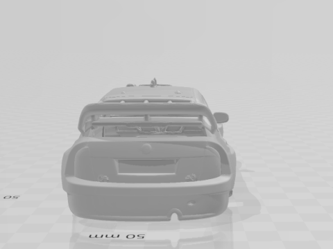 Skoda fabia 2003 rally car 3D 프린트 모델