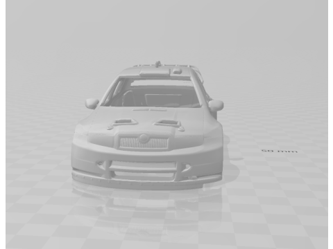 Skoda fabia 2003 rally car 3D 프린트 모델