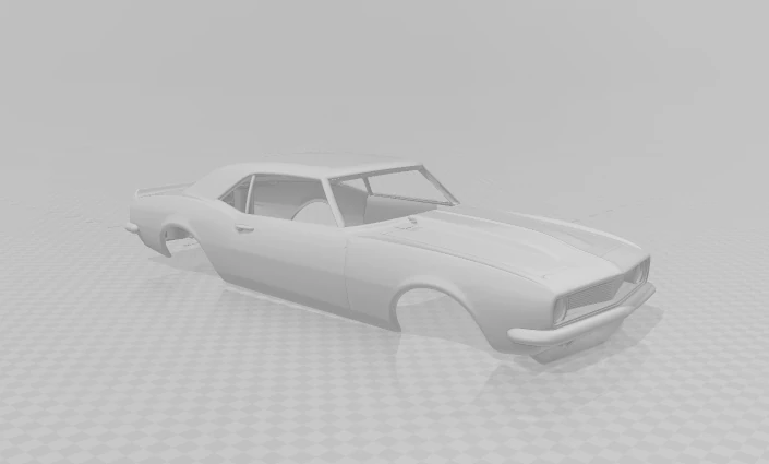Camaro 68 custom 3D Print Model .c4d .max .obj .3ds .fbx .stl .blend 