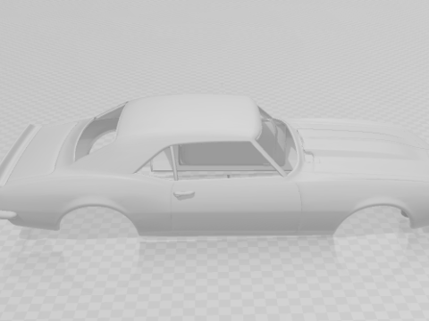 Camaro 68 custom Modèles 3D en vedette